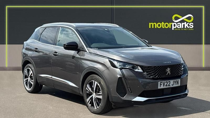 Nimbus grey metallic Used 2022 Peugeot 3008 GTi SUV | £19,350 (Fair price) - Image 1/4
