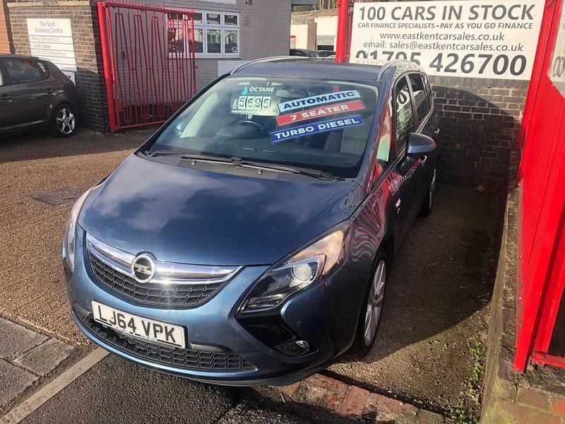 Used Vauxhall Zafira Tourer SRi 165 HP (121 kW) 2014 Blue MPV