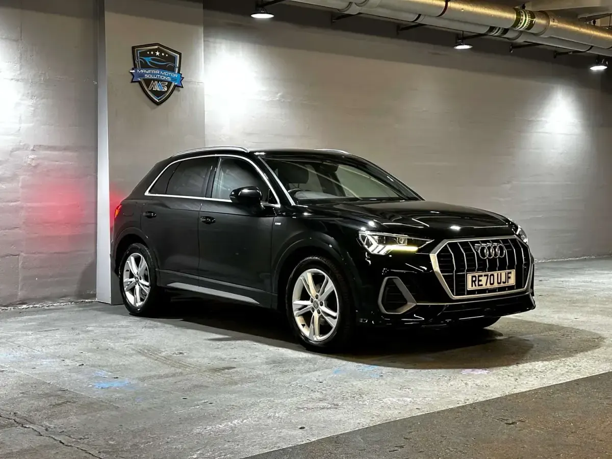 Używany Audi Q3 S-Line 150 KM (110 kW) 2020 Czarny SUV