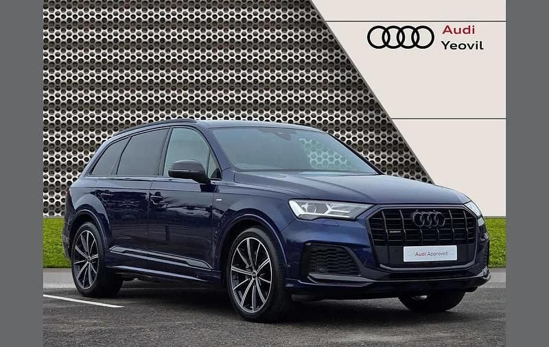 Used Audi Q7 Black Edition 334 HP (245 kW) 2022 Blue SUV