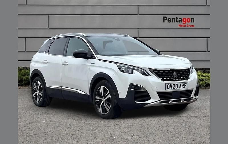 Used Peugeot 3008 GT-line 128 HP (94 kW) 2020 White SUV