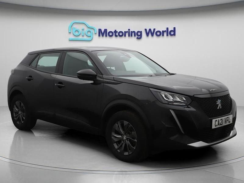 Black Used 2021 Peugeot e-2008 Active Premium SUV | £11,500 (Good price) - Image 1/4