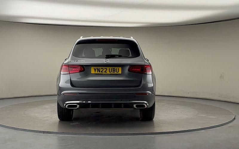 Used Mercedes GLC300e AMG line 320 HP (235 kW) 2022 Selenite grey SUV