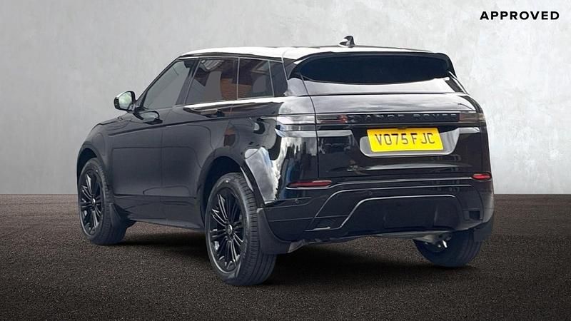 Used Land Rover Range Rover evoque SE Dynamic 2025 Santorini black SUV