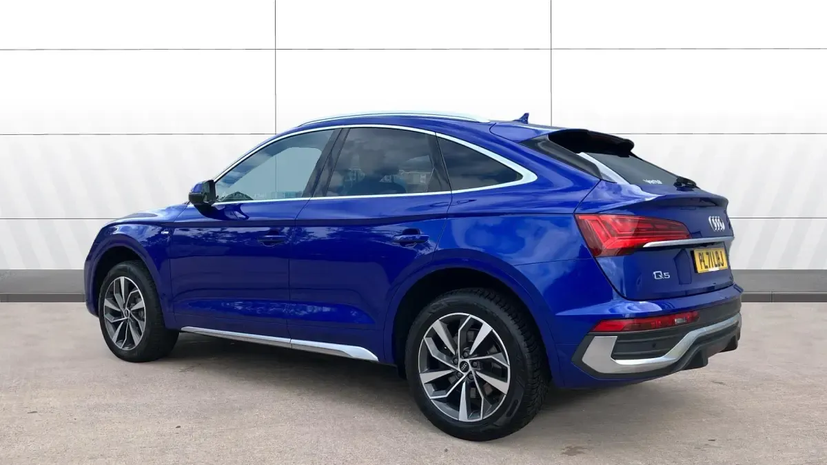 Used Audi Q5 S-Line 204 HP (150 kW) 2021 Blue SUV