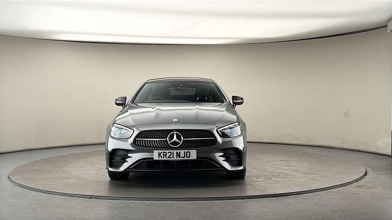 Used Mercedes E400 AMG line 2021 Selenite grey Coupe