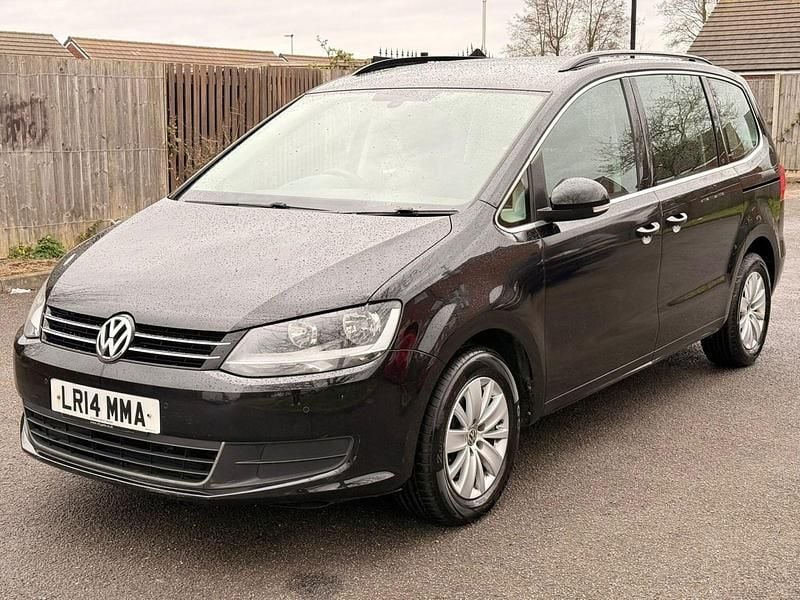 Used VW Sharan SE 177 HP (130 kW) 2014 Black MPV