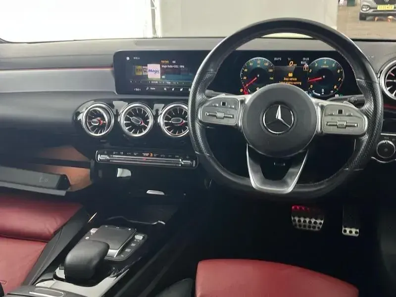 Used Mercedes CLA180 AMG Line Premium Plus 136 HP (100 kW) 2021 Black Sedan