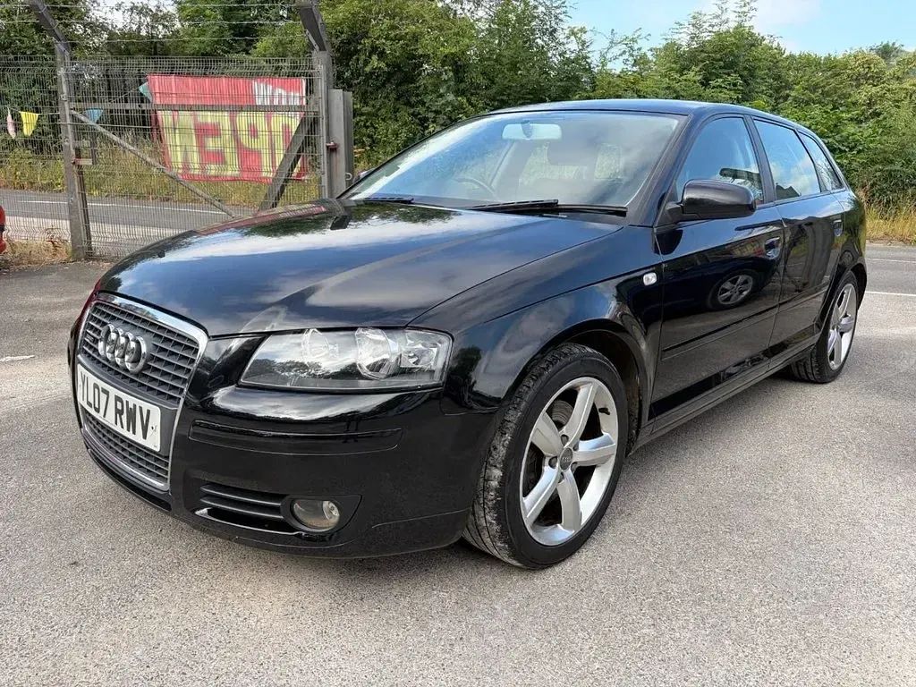 Used Audi A3 Sport 170 HP (125 kW) 2007 Black Hatchback
