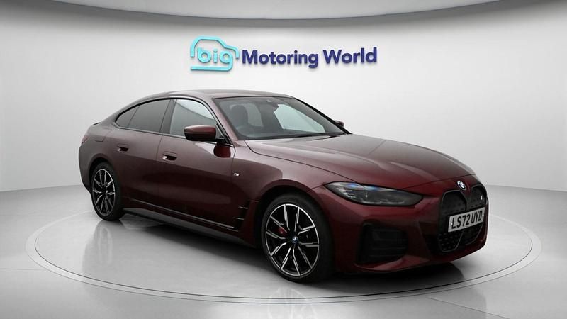 Used BMW i4 M Sport 250 kW (340 HP) 2022 Red Sedan