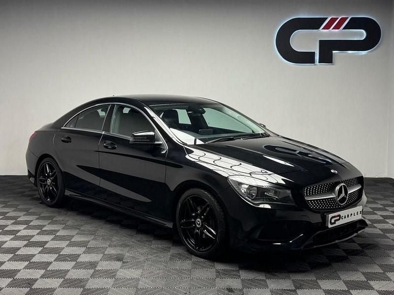 Used Mercedes CLA180 AMG line 122 HP (89 kW) 2018 Black Sedan