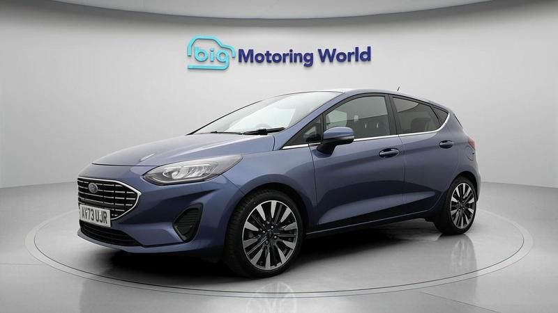Used Ford Fiesta Titanium X 123 HP (90 kW) 2023 Blue Hatchback