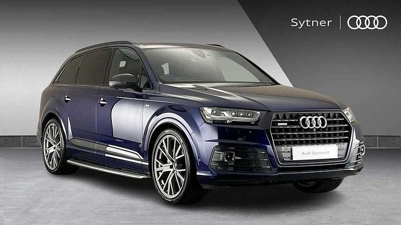 Blue Used 2019 Audi Q7 Advanced SUV | £38,000 (Fair price) - Image 1/4