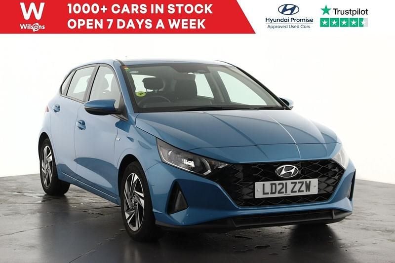 Turquoise Used 2021 Hyundai i20 SE Hatchback | £11,699 (Fair price) - Image 1/3