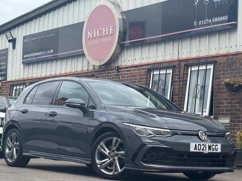 Grey Used 2021 VW Golf VIII R-line Hatchback | £14,990 (Expensive) - Image 1/4