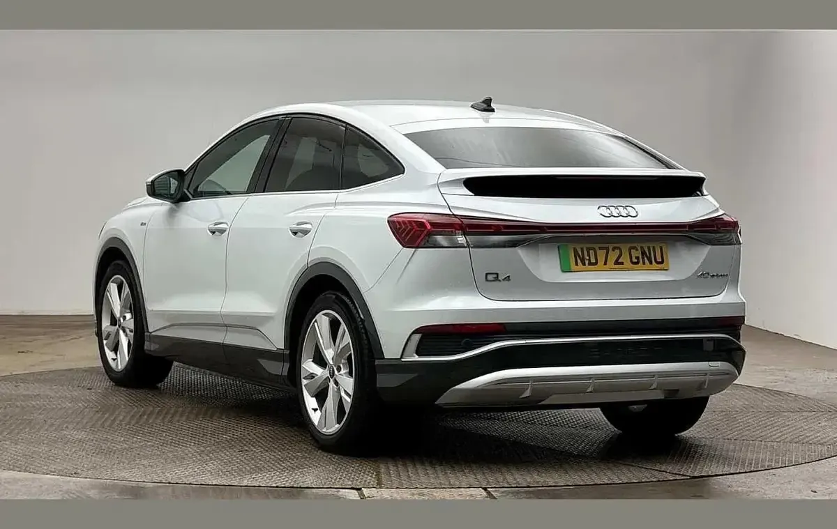 Used Audi Q4 e-tron S-Line 150 kW (204 HP) 2022 White SUV