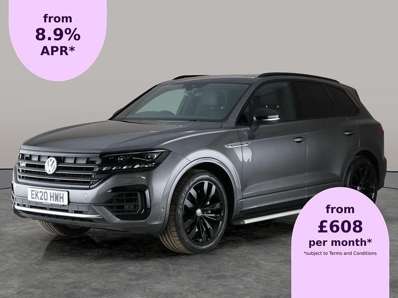 Grey Used 2020 VW Touareg Black Edition SUV | £36,751 (Fair price) - Image 1/2