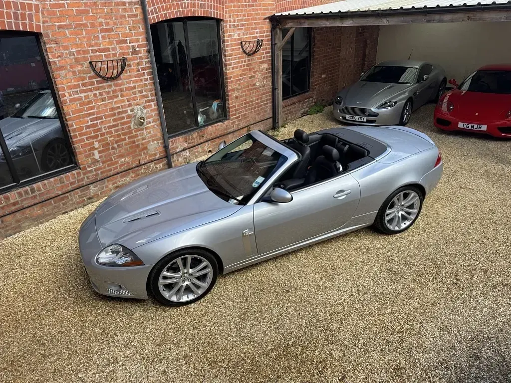 Used Jaguar XKR Supercharged 420 HP (308 kW) 2007 Silver Cabriolet