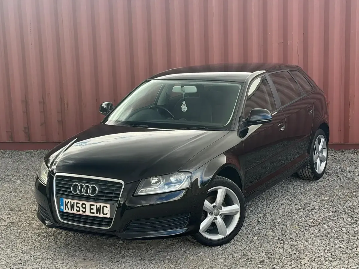 Used Audi A3 102 HP (75 kW) 2010 Black Hatchback