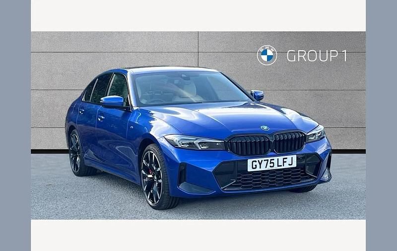 Portimao blue Used 2025 BMW 330e M Sport Sedan | £46,995 - Image 1/4