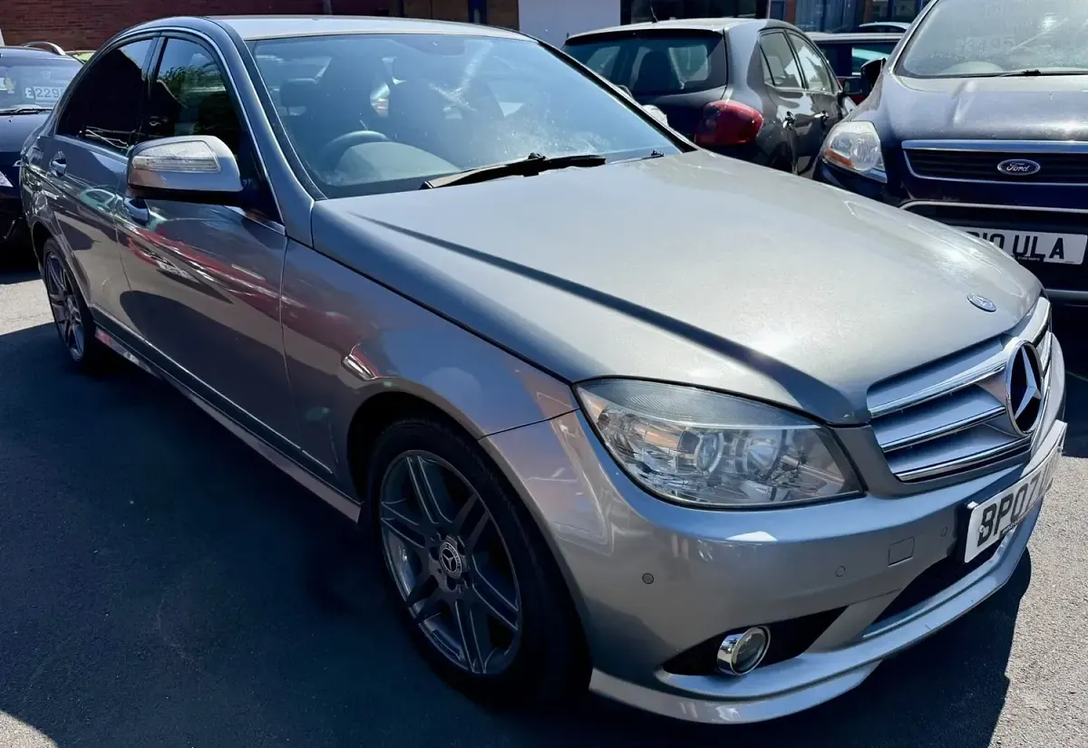 Used Mercedes C200 2007 Silver Sedan
