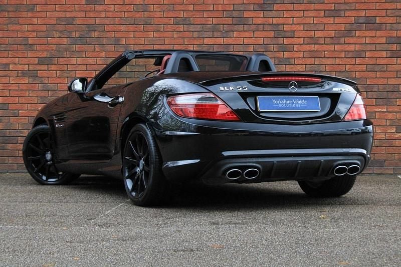 Used Mercedes SLK55 AMG AMG 421 HP (309 kW) 2013 Black Cabriolet