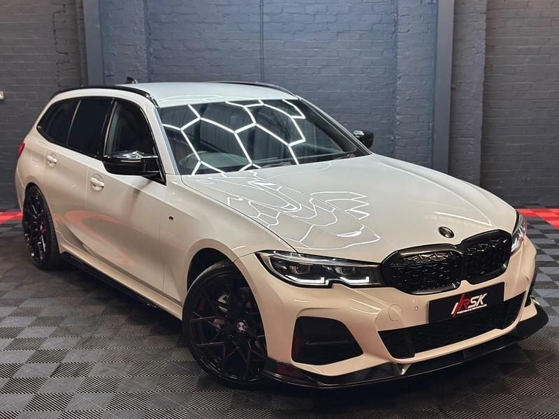 White Used 2021 BMW 330e M Sport Estate | £17,995 (A bit pricey) - Image 1/4
