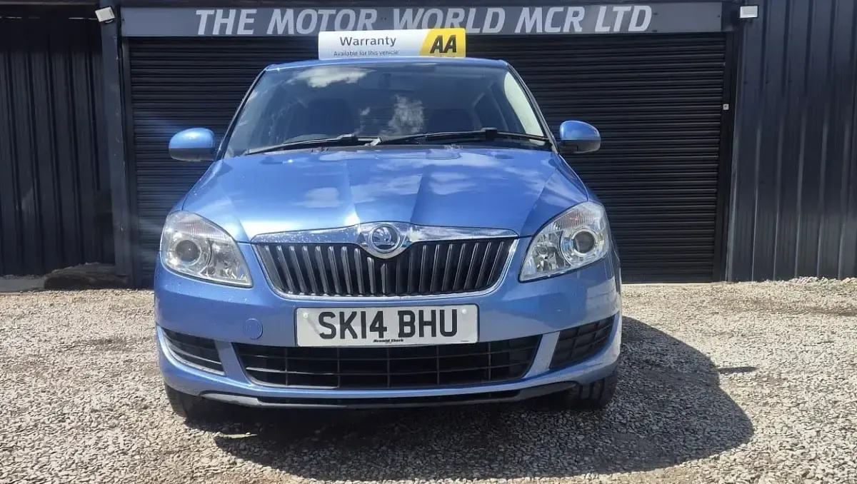 Usado Skoda Fabia SE 2014 Azul Utilitario