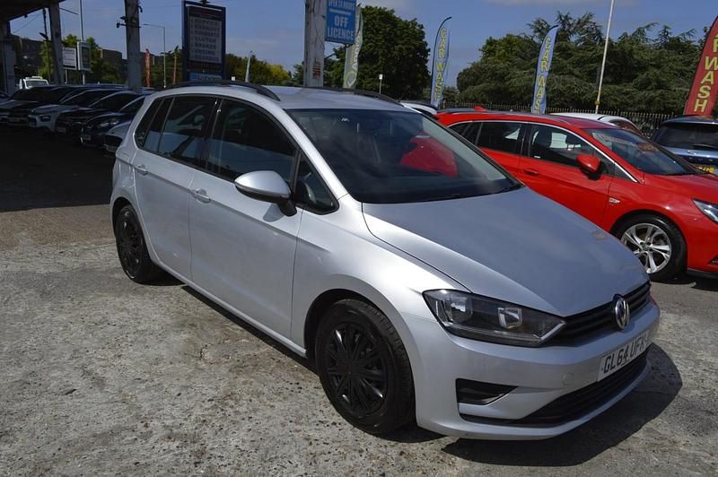 Silver Used 2014 VW Golf Sportsvan S MPV | £4,999 - Image 1/4