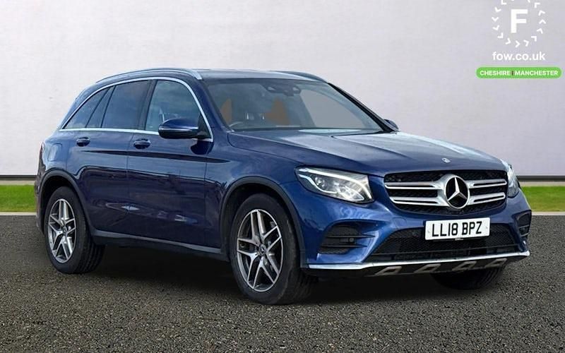 Blue Used 2018 Mercedes GLC220 Active Estate | £18,699 (Fair price) - Image 1/4