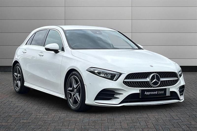 Polar white Used 2021 Mercedes A180 Executive Hatchback | £20,850 (Expensive) - Image 1/4