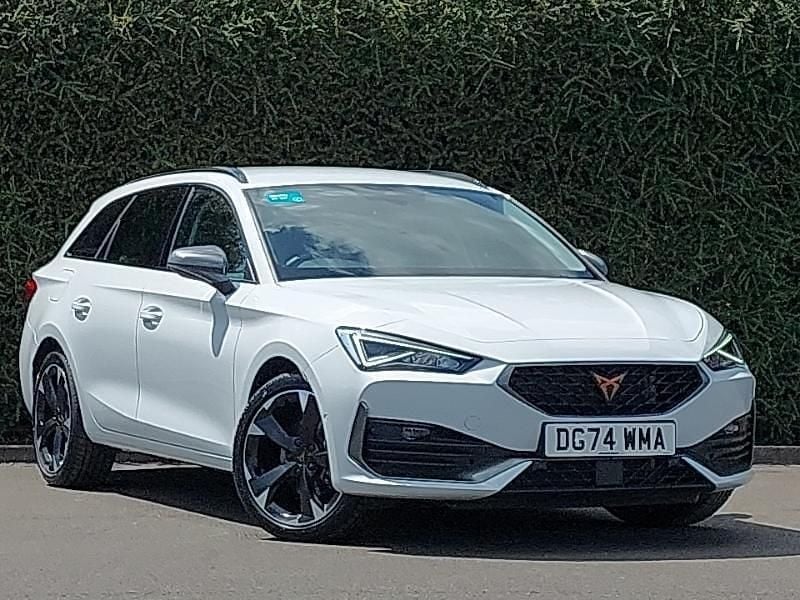White Used 2024 Cupra Leon Estate | £23,298 (Expensive) - Image 1/4