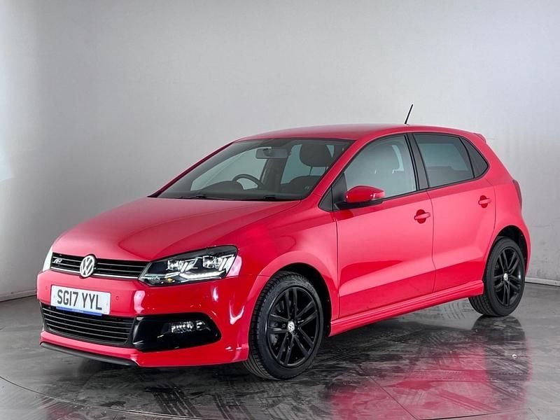Used VW Polo R-line 110 HP (80 kW) 2017 Red Hatchback
