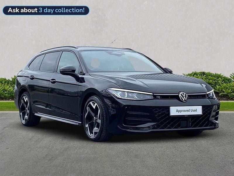 Black Used 2024 VW Passat R-line Estate | £33,999 - Image 1/4