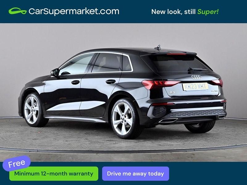 Used Audi A3 S-Line 2023 Black Sedan