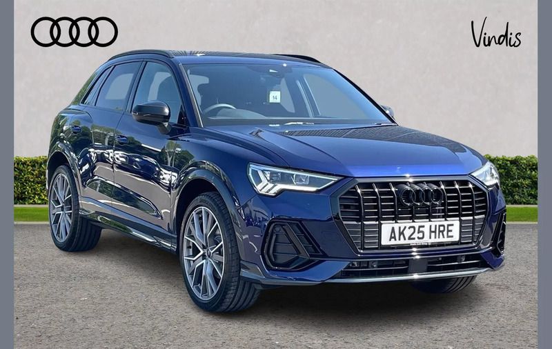 Blue Used 2025 Audi Q3 Black Edition SUV | £38,700 (Fair price) - Image 1/4