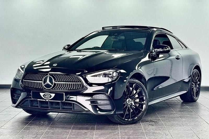 Black Used 2021 Mercedes E400 AMG line Coupe | £32,490 (Fair price) - Image 1/1