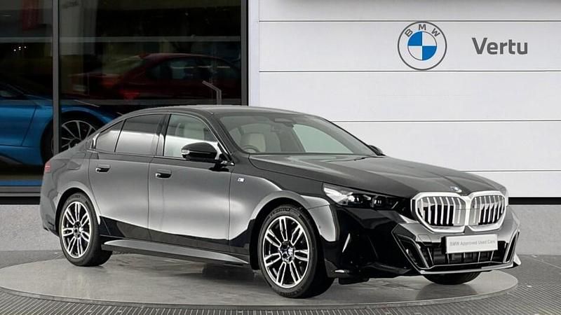 Black Used 2023 BMW 520 M Sport Sedan | £39,828 (Fair price) - Image 1/4