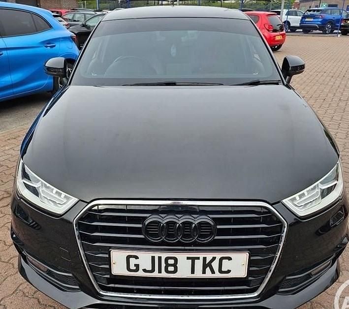 Used Audi A1 S-Line 2018 Brilliant black Hatchback