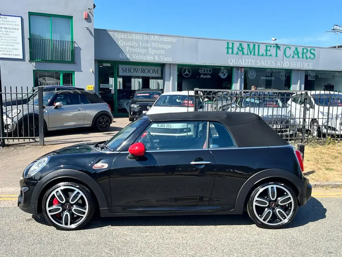 Used Mini John Cooper Works Cabriolet 231 HP (169 kW) 2017 Black Cabriolet