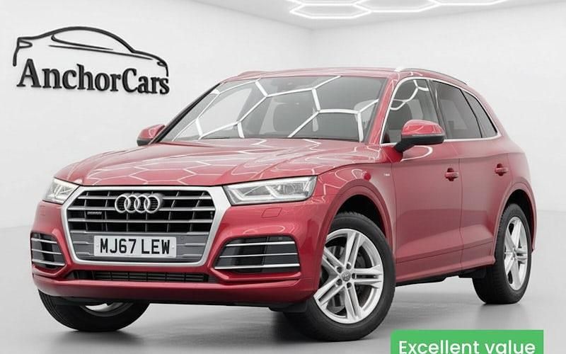 Used Audi Q5 S-Line 190 HP (139 kW) 2017 Red SUV