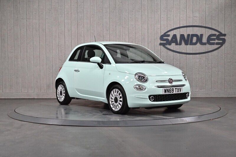 Green Used 2019 Fiat 500 Lounge Hatchback | £7,299 (Fair price) - Image 1/4