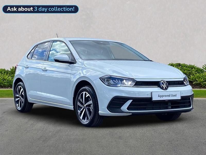 White New 2025 VW Polo Match Hatchback | £20,998 (Expensive) - Image 1/4