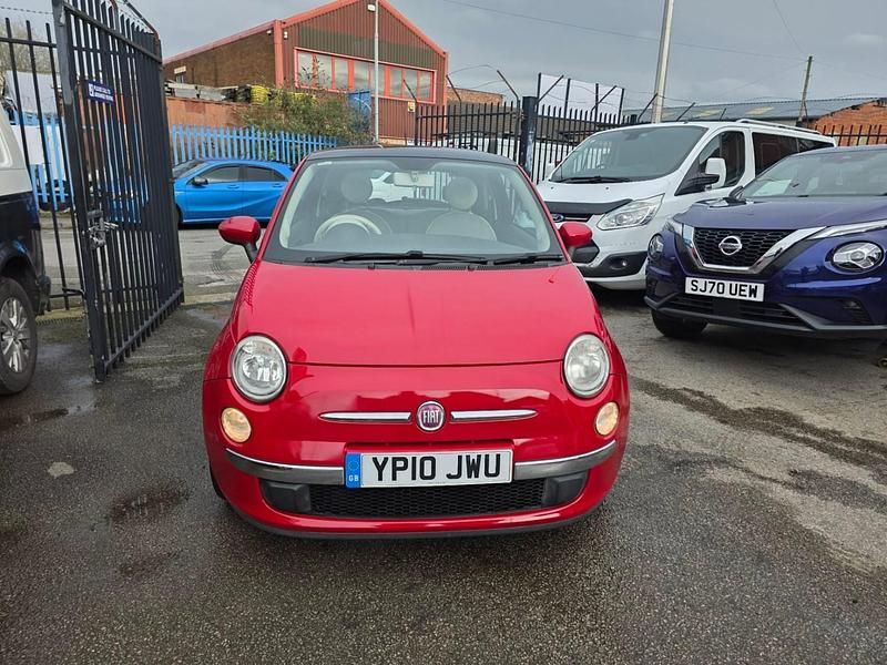 Used Fiat 500 Lounge 69 HP (50 kW) 2010 Red Hatchback
