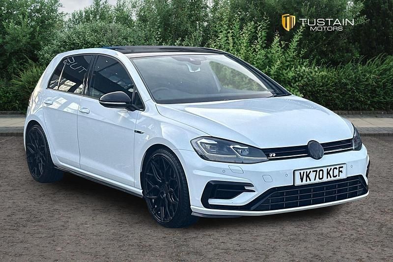 White Used 2020 VW Golf VII R Hatchback | £22,499 (Good price) - Image 1/4