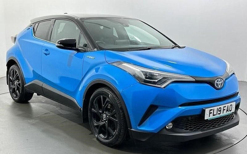 Used Toyota C-HR 122 HP (89 kW) 2019 Blue/black SUV