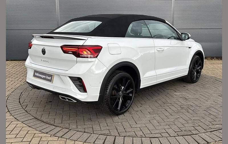 Used VW T-Roc Cabriolet R-line 147 HP (108 kW) 2023 White Cabriolet