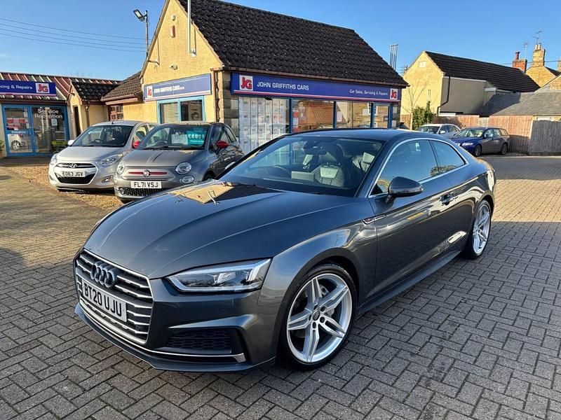 Grey Used 2020 Audi A5 S-Line Coupe | £17,999 (Good price) - Image 1/4