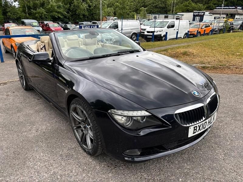 Black Used 2010 BMW 635 Cabriolet Sport Line Cabriolet | £6,795 - Image 1/4