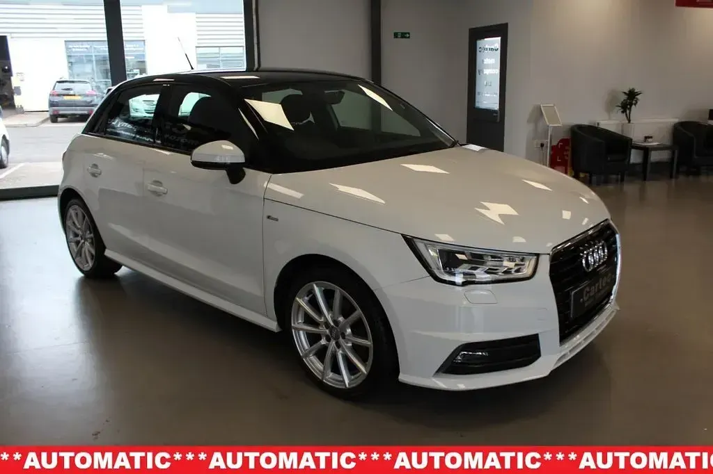 Used Audi A1 Sportback S-Line 125 HP (91 kW) 2015 White Hatchback